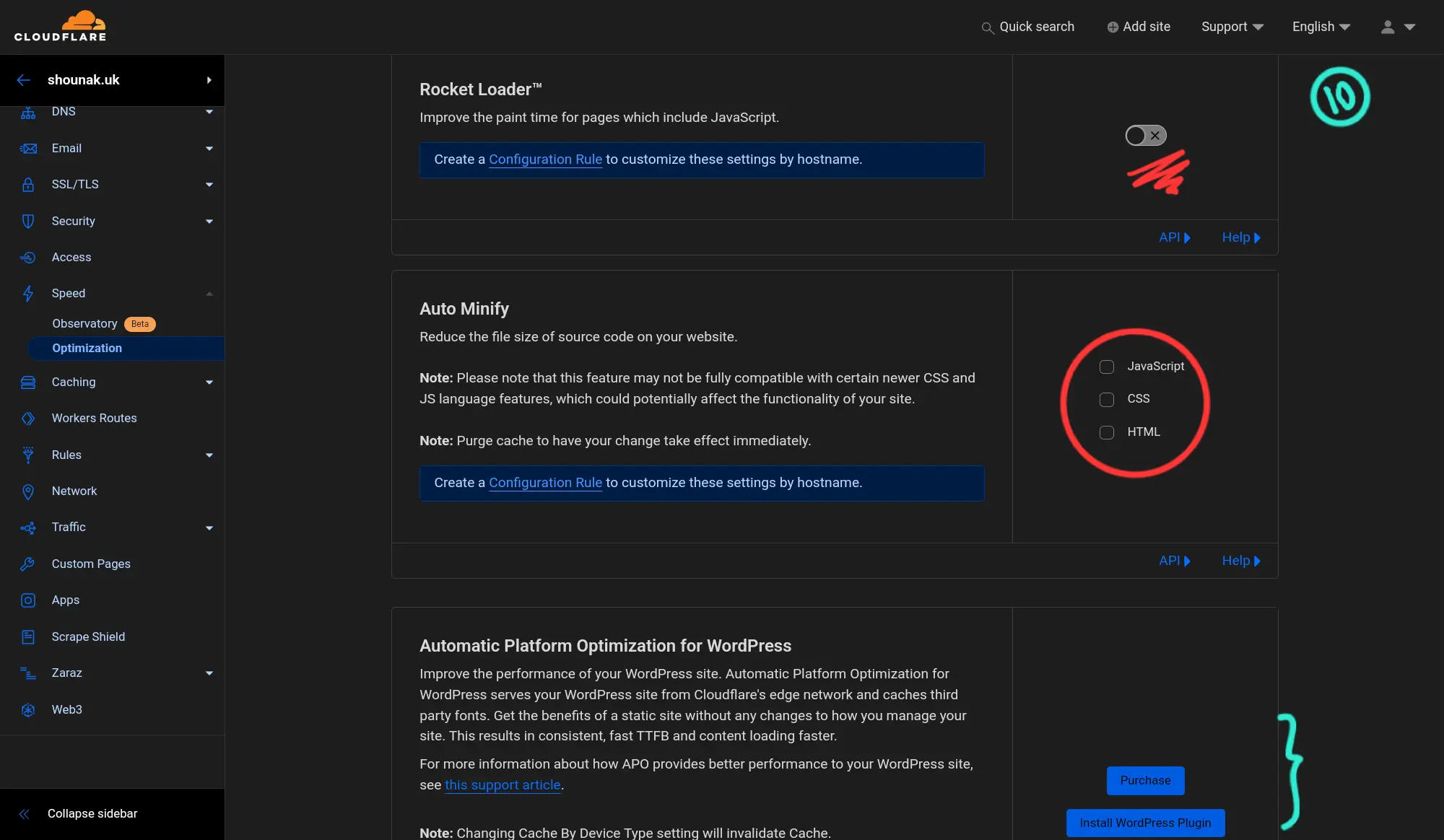 How to add Cloudflare to your Website with optimisation settings: A beginners guide