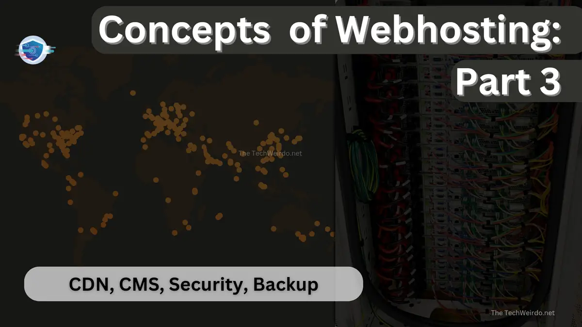 Terms and Concepts of Webhosting You need to Know: Part 3 (CDN, CMS, Security and Backup)