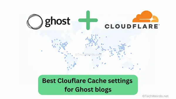 Best Cloudflare cache settings for blazing fast ghost blog